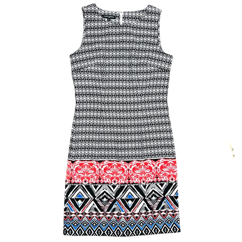 Mario Serrani Ladies Shift Dress Black And White Size 4 - Picture 3 of 9